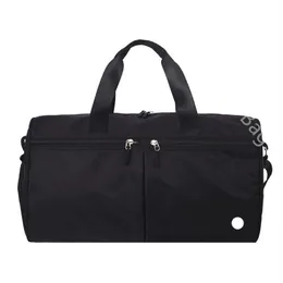 LL Sport utomhus yogapåse Kvinnor Gym Duffel Bag Hög kapacitet Crossbody Designer Bag Kvinna Män Luxury Tote Handväska axelresor