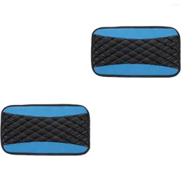 Capas de assento de carro 2 unidades de proteção de bagagem Almofada de console Descanso de braço automático Almofada estofada Almofada de apoio de braço