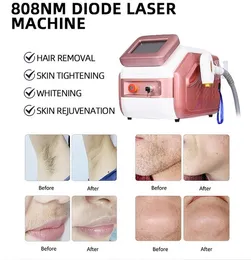 808nm Diode Laser Hårborttagningsmaskin 3 Våglängd Diode Laser Lazer 808Nm Fast All Hud Colors Laser Epilator Face Body Hairs Remover