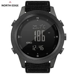 الساعات الأخرى North Edge Apache-46 Men Digital Watch Outdoor Graph Running Outdoor Sport Watches ALTIMETER BAREMERENT COMPANCE WR50M 230612