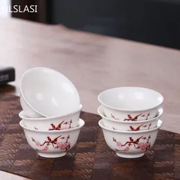 Teaware 6 Pçs/set Pintado À Mão Pintura de Paisagem Xícara de Chá Artesanal Boutique Master Cup Suprimentos de Chá Chinês Acessórios da Cerimônia de Chá