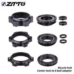 عجلات الدراجة ZTTO Hub Center Lock Flight to 6 Bort Disc Brake Boost Adapter Front 15x100 to 15x110 Gasher 142 148 Thru Axle 230612