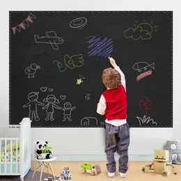 Blackboard Stickers Chalk Board Erasable PVC Draw Mural Decor Chalk tavla väggklistermärke för barnrum sovrum kontor 60x100 cm