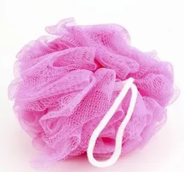 Partihandel Loofah Bath Ball Mesh Svamp Mjölkduschtillbehör Nylon Mesh Brush Dowch Ball 5G Soft Body Cleaning Mesh Brush