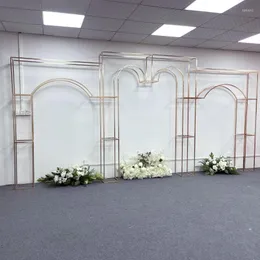 Party Decoration 3PCS Welcome Sign Props Flower Big Heart Arch Wedding Hall Screen Background Frame Anniversary Scene Floral Wall Backdrops