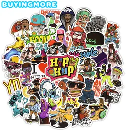 Kids Toy Stickers 50 PCS Hip Hop Sticker Cool DJ Rap Graffiti Rock Vinyl for Adults DIY Bike Laptop Skateboard Decals Waterproof 230613