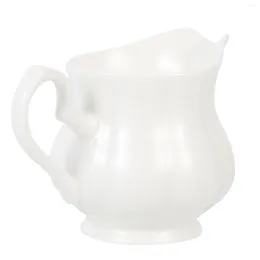 Conjuntos de louça Bone China Jarro de leite Frasco de bebida Creme de café Xarope Recipiente Bico Lata de café branco Água Presentes de honra da dama de honra