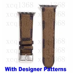 Fashion Top Designer Watchband Straps for Apple Watch Band 49mm 45mm 42mm 38mm 41 40mm 44mm Luxury G Designs watchbands iwatch 8 7 6 5 4 3 2 1 PU Leather L Flower Bracelet