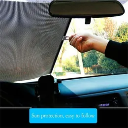 Curtain Universal Roller Blinds Suction Cup Sunshade Blackout Car Bedroom Kitchen Office Window Sun-shading Curtains Exterior