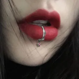 Labret Lip Piercing Jewelry Designer No hole Clip Fashion Temperament Girl ins Net Red High end 230613