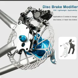 Bike Groupsets Road Disc Brake Adapter No Fixed Seat Converter Durable Steel Alloy Bicycle accessories 230612