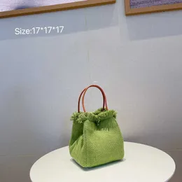 Tasche Frau 2023 Neues Produkt Südkorea Netz Rot Kontrast Macaron Leinwand Gemüse Korb Handtasche Eine Schulter Umhängetasche Ordentlich 230613