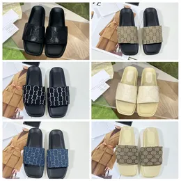 designer slides New Style Slippers Square Head Slippers Flat Bottom Men and Women's Anti slip Printed Shoes Fashion Outwear Slippers Personalized Casual Slippers