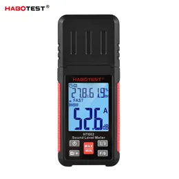 Bullermätare Habotest HT602 2,2-tums LCD Digital ljudnivåmätare Decibel Monitoring Tester 30-130DB NOISEMETER BROOD VOLUME Mätmätare 230612