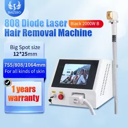 HOT 808nm 755 1064 Diode Laser Hair Removal Machine Alexandrit Permanent Removal Cooling Head Painless Laser Epilator