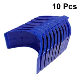 Perches 10pcs Plastic Pigeon Perch Dove Rest Stand Frame Grill Dwelling Pigeon Perches Roost for Bird Supplies (Blue)