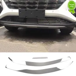 NOWOŚĆ dla Hyundai Tucson NX4 2021 2022 Trint Front Lip Bumper Grille Anti-Scratch Bright Strip Akcesoria