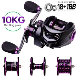 Baitcasting Reels Reel 181BB Ultralight Casting Smooth Metal Fishing con bobina profonda o poco profonda per spigola 230613