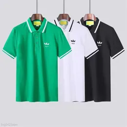 2023ss designer de luxo camisas polo masculinas Itália marcas de moda polo camiseta masculina letras estampadas bordado manga curta camisa casual tamanho asiático M-3XL HYG 1GBC