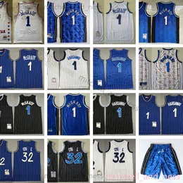 Penny 1 Hardaway Jersey Retro Ed Basketball Jerseys 1 Tracy 32 Shaquille McGrady Black Blue White 1993-94 2003-04