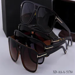 豪華なトップQualtiy New Fashion 5178 Tom Sunglasses for Man Woman Erika Eyewear Ford Designer Brand Sun Glases with Original Box T248a