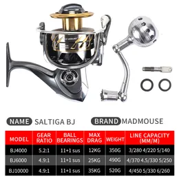 Baitcasting Reel Saltiga BJ 4000 6000 10000 11 1BB 35 lb Drag