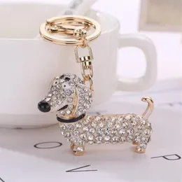 Fashion Dog Dachshund Keychain Bag Charm Pendant Keys Holder Keyring Jewelry For Women Girl Gift Keychain Jewelry New7067019321S
