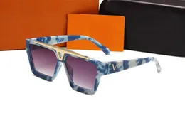 2023Framed Twin-Beam Solglasögon HD Nylon Lenses UV400 Street Fashion Beach Körning Lämplig för alla som bär matchande stildesigner solglasögon