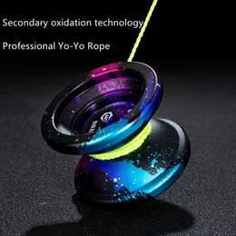 Yoyo Professional Alloy Magic Yoyo Metal Antifall Wearresistant Fancy Game Ball Sleep King Kings Kings's Classic Toy Gift 230612