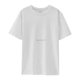 Mens T Shirt Solid Kolor Underklay Krótkie jedwabny rękaw Silk gładki męski podkład Pure Cotton T Shirt