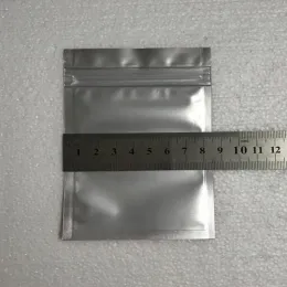300pcs/Lot 8.5*13cm Colored Aluminum Foil Self Seal Zipper Plastic Bag Packaging For Food Snack Storage Matte Mylar Mylar Baggies Fashion