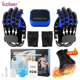 Leg Shaper Intelligent Massage Gloves Stroke Hemiplegia Rehabilitation Handfunktion Robot Training Glove Finger Care P230612