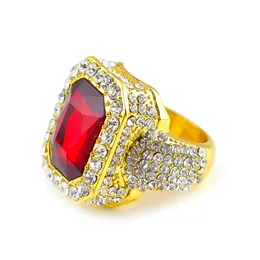 Solitaire Ring Moda Kişilik Yetişkin Alaşım Yüzüğü Sparkles Yapay Gem Hip-Hop Yüzük Blingling Sokak Stili Trend Aksesuarları 230612