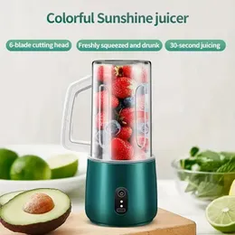 1pc Juicer Cup 야채 및 과일 주스, 가정용 작은 충전식 휴대용 과일 주스, 주스 튀김 기계
