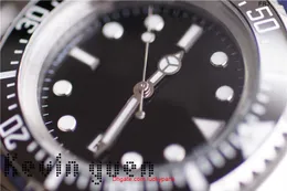 Designer R Olax Watches Mens Watch Deep Ceramic Bezel Seadweller 126660 44 MM Stanless Steel Glide Lock Clasp Automatisk mekanik