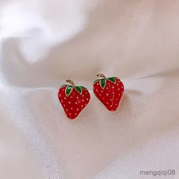 S925 Silver Needle Girl Sense Cute Net Small Net Red Pirit Earrings Hight Birthday Gift R230613