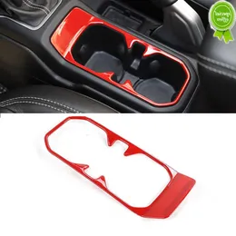 New Car Front Drink Cup Holder Decoration Cover Stickers for Jeep Wrangler JL Gladiator JT 4XE 2018 2019 2020 2021 2022 2023