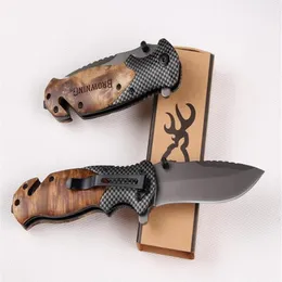 Ahşap tutamak kahverengi x50 bıçak man039s pocties hediye kampı açık taktik katlanır bıçak araçları açık edc aracı Surviva184304i