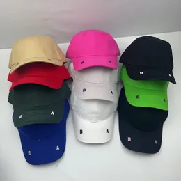 Şapkalar Eşarplar Eldiven Setleri Top Kapakları Aktif Beyzbol Kapağı Erkekler Günlük Tasarımcı Top Kapakları Nakış Mektubu Lüks Güneş Şapkası Kadın İçin Yüksek Kalite 10 Renk