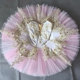 Balet taneczny Dzieci Profesjonalny balet Tutus Purple White Swan Lake Ballet Tutu Tutu Kostium Balet Ballet dla dziewcząt Dance Ward 230612