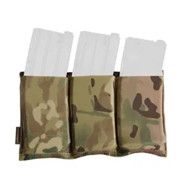 Triple M4 Mag Pouch Multifunktionstaschen Taktische Molle Rapid Reloading Magazintasche für Airsoft Wargame Gear Painball Hunting6361311N