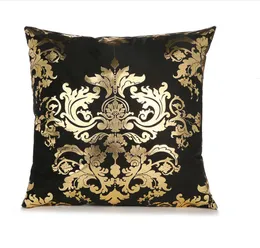 2023 Classic Pillow Case INS Black Color Throw Mable Cushion Covers For Home Sofa Chair Decorative Pillowcases