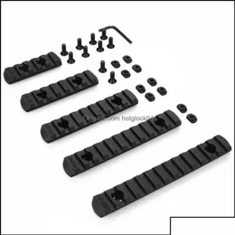 Other Tactical Accessories Gear 5Pcs Set MLok Picatinny Rail 5 7 9 11 13 Slots Mlok Scope Mo Dh Xjfshop Otrpi3782441217j