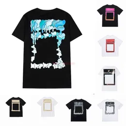 Offes Camisetas Mens Camisetas Tees Tops Womens Camisa Casual Luxurys Roupas Rua Roupas Brancas Verão