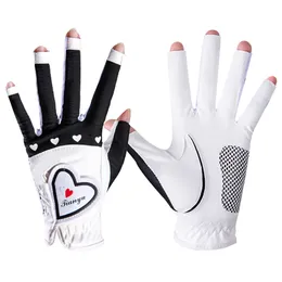 Cycling Gloves 1 Pair Golf Fingerless Silicone Particle Nonslip Left And Right Hand Breathable For Women 230612