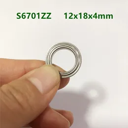 자전거 그룹 세트 10pcs50pcs100pcs Abec3 S670ZZ 12X18X4MM 스테인레스 스틸 얇은 벽 딥 그루브 볼 베어링 S6701 2Z 12184 MM 230612