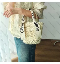 Designerskie torby ochronne torba ze sprzęgłem słomka nadmorska torba wakacyjna Kobiet mody torebki kosz drewniane ręcznie tkane plażowe torebki stylisheendibags