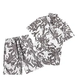 디자이너 남자 고급 트랙 슈트 세트 조깅하는 스웨트 셔츠 거리 레저 스포츠 세트 여자 셔츠 반바지 여름철 패션 풀오버 인쇄 2 피스