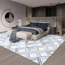 Carpets American Style Luxury Cowhide Skin Handmade Patchwork Rug Natural Fur Gray Color Living Room Carpet Decoration Villa