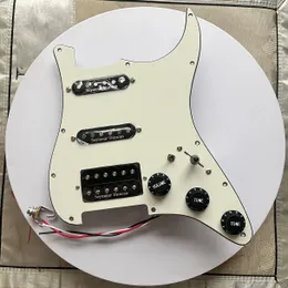 SSH Upgrade Prewired Pickguard Set Loaded Seymour Duncan Alnico V Pickup Coil Split, Multi Switch for Start Electric Guitar